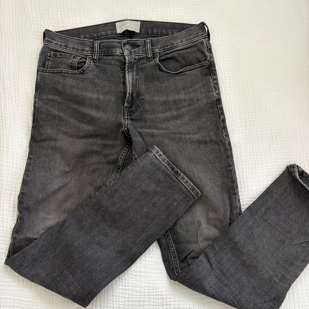 Everlane Men's Washed Black Denim Jeans
